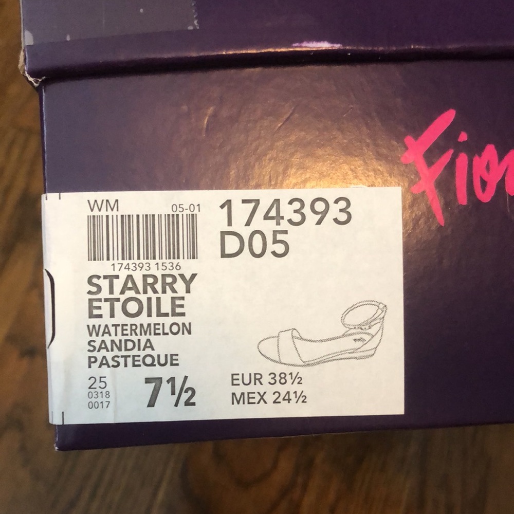 END OF YEAR SALE! | FIONI Watermelon Starry Etoile Mini heels - Picture 8 of 8